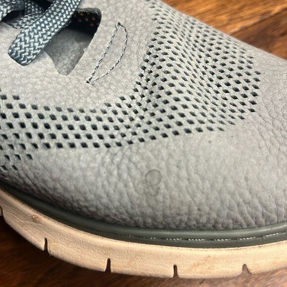 Vionic Women's Vionic Joey Blue Nubuck Leather Sneaker, size 8.5 - Picture 10 of 10